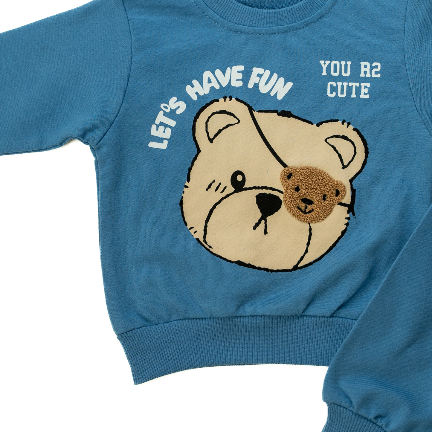 Pirate Bear Cotton Joggers Set-2