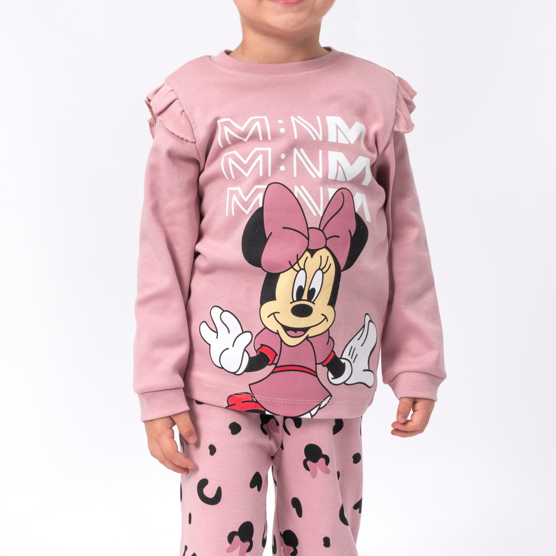 Mini Minnie Girls Cotton Pyjamas-4
