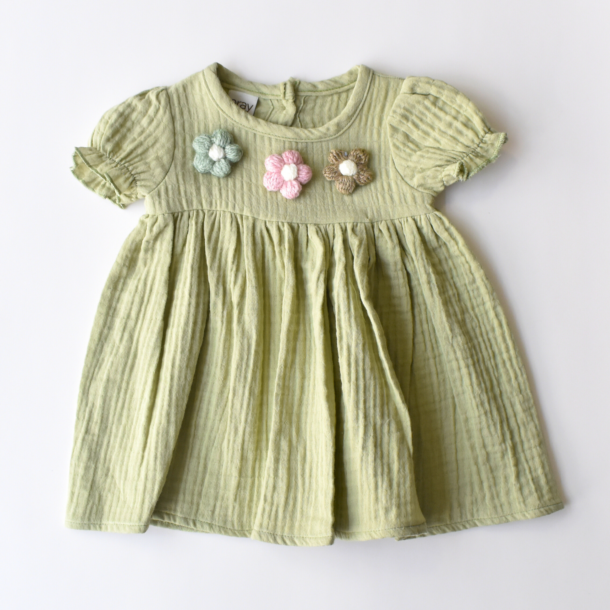 Summer Bloom Girls Cotton Dress-4