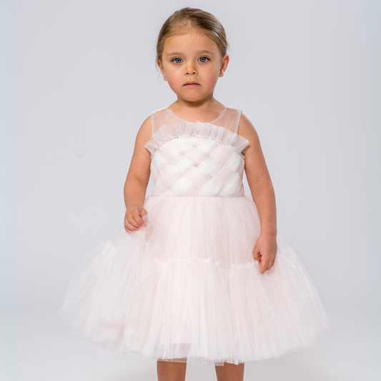 Christine Cross Elegant Girls' Wedding Dress-0
