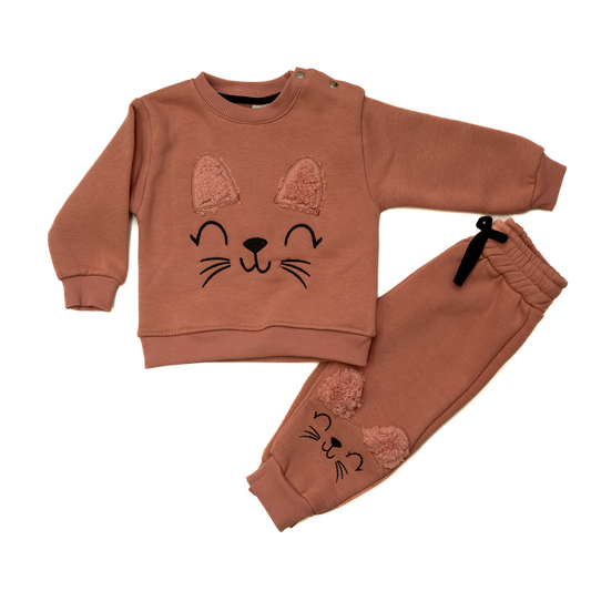 Kitty Love Girls Casual Set-0