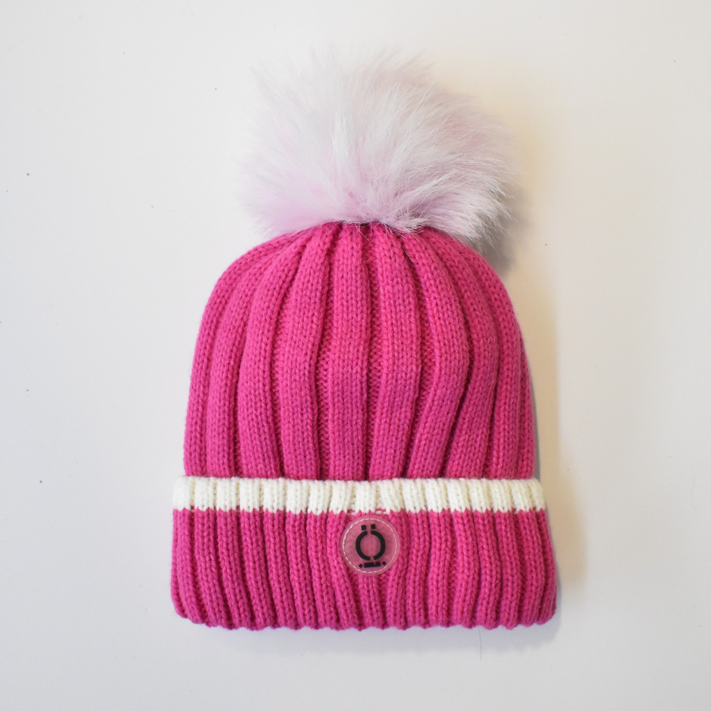 Fushia Stripe Tuque-1