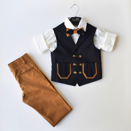 Stylish Stuart Formal Vest Set-0