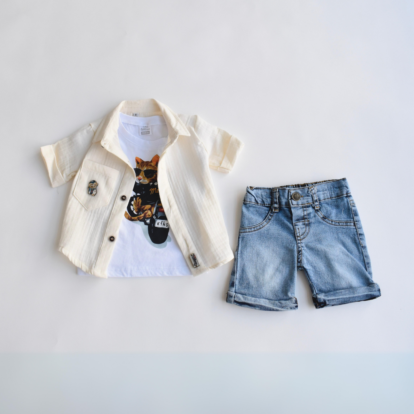Rebel Cat Boys Casual Set-1