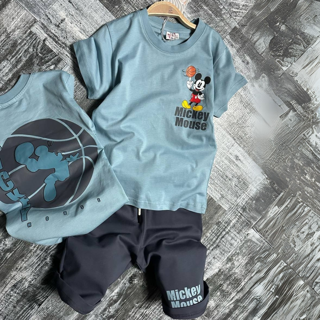 Mouse Dunk Boys Shorts Set-1