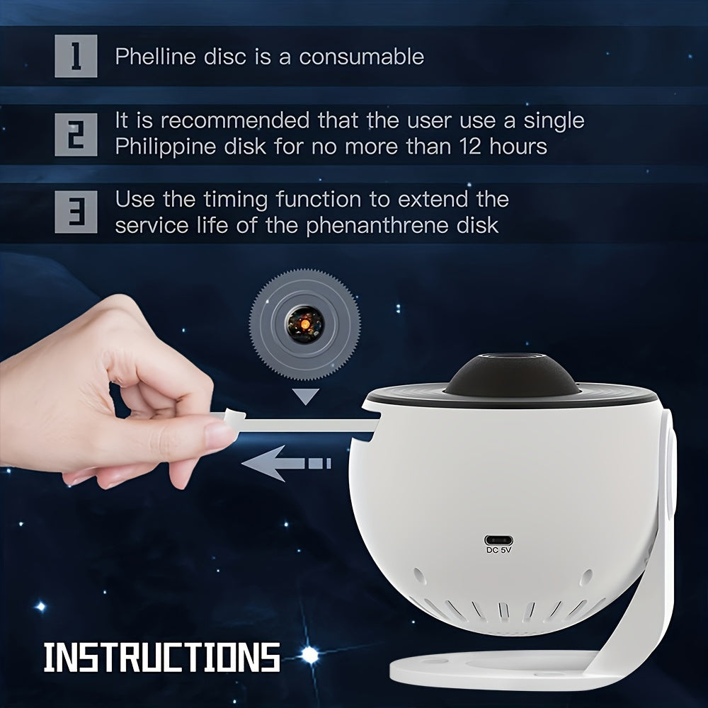 1pc 13 In 1 Star Projector Night Light, Galaxy Projector, Planetarium Projector For Bedroom, Aurora Projector
