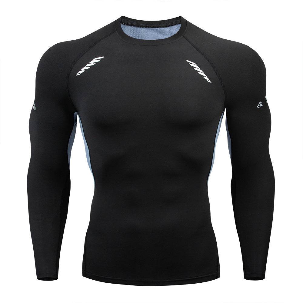 Men's Sports Quick-drying Long sleeve Workout Fitness T-shirt top