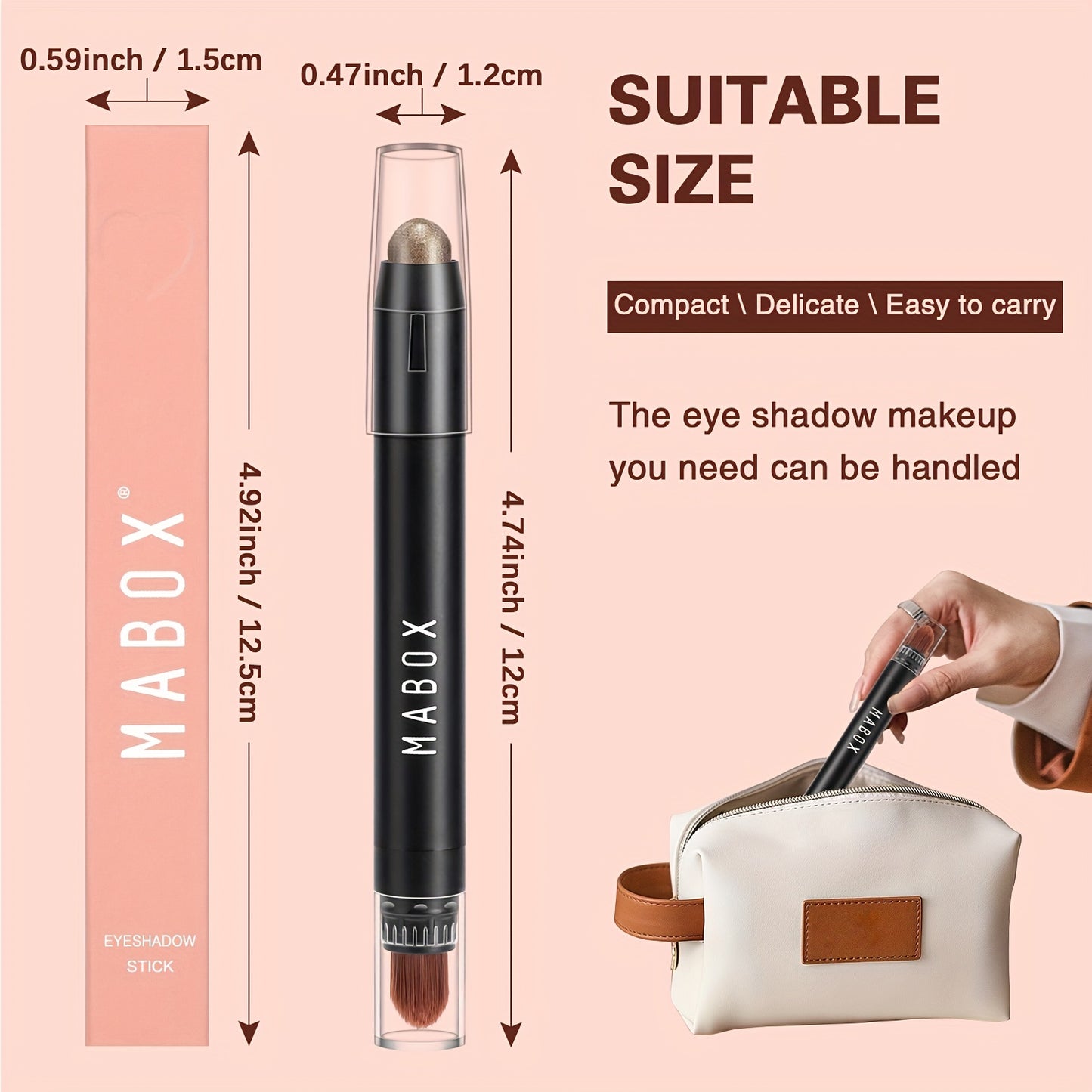 12 Color Eyeshadow Stick, Colorful Pearly Glitter Eyeshadow, Highlighter Swivel Eyeshadow Stick, Brightening Eyelid Waterproof Eyeshadow Makeup With Brush Head For Music Festival