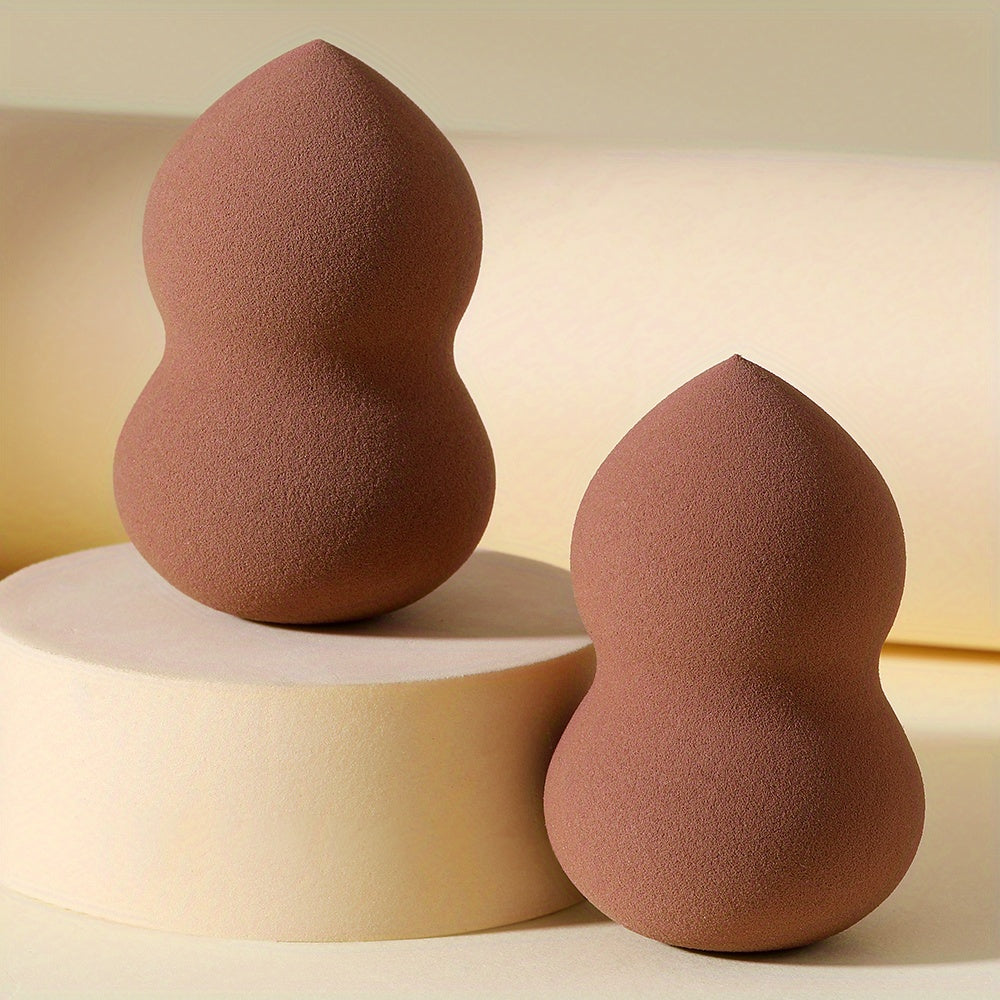 2 Pcs Makeup Sponges Makeup Puffs For Foundation Blender, Flawless For Creams, Powders And Liquids