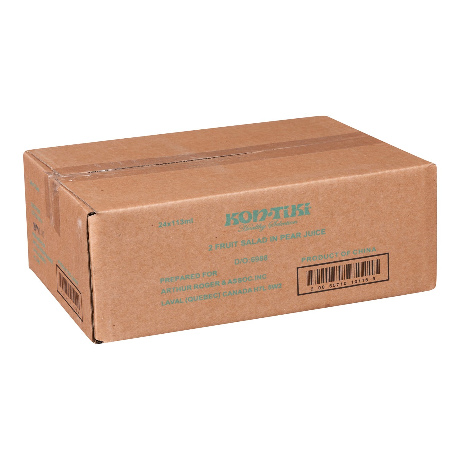 Fruit Cup Pear Peach In Juice - 24 x 113 mL - Kontiki - Restaurant and Foodservice Ingredients - Canadian Distribution-1