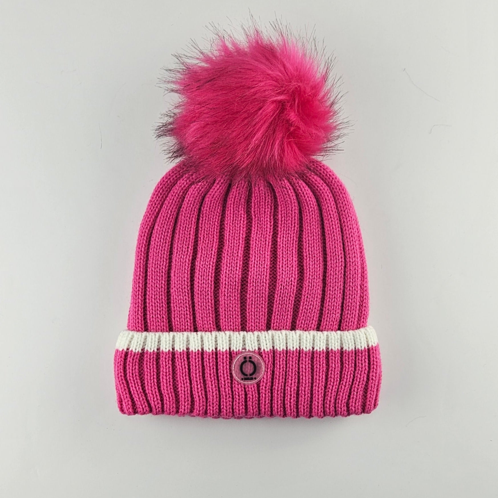 Fushia Stripe Tuque-10