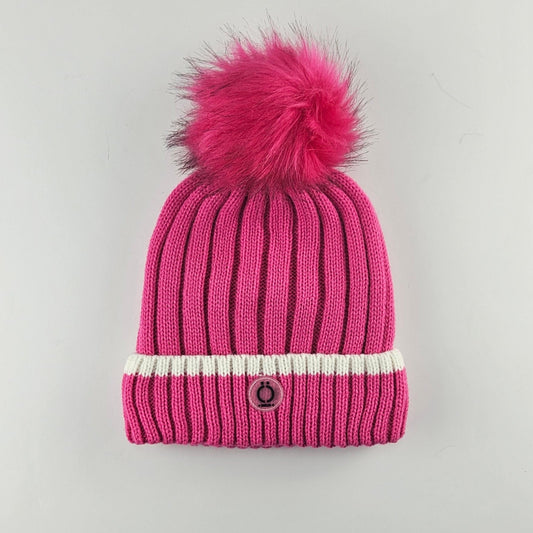 Fushia Stripe Tuque-10