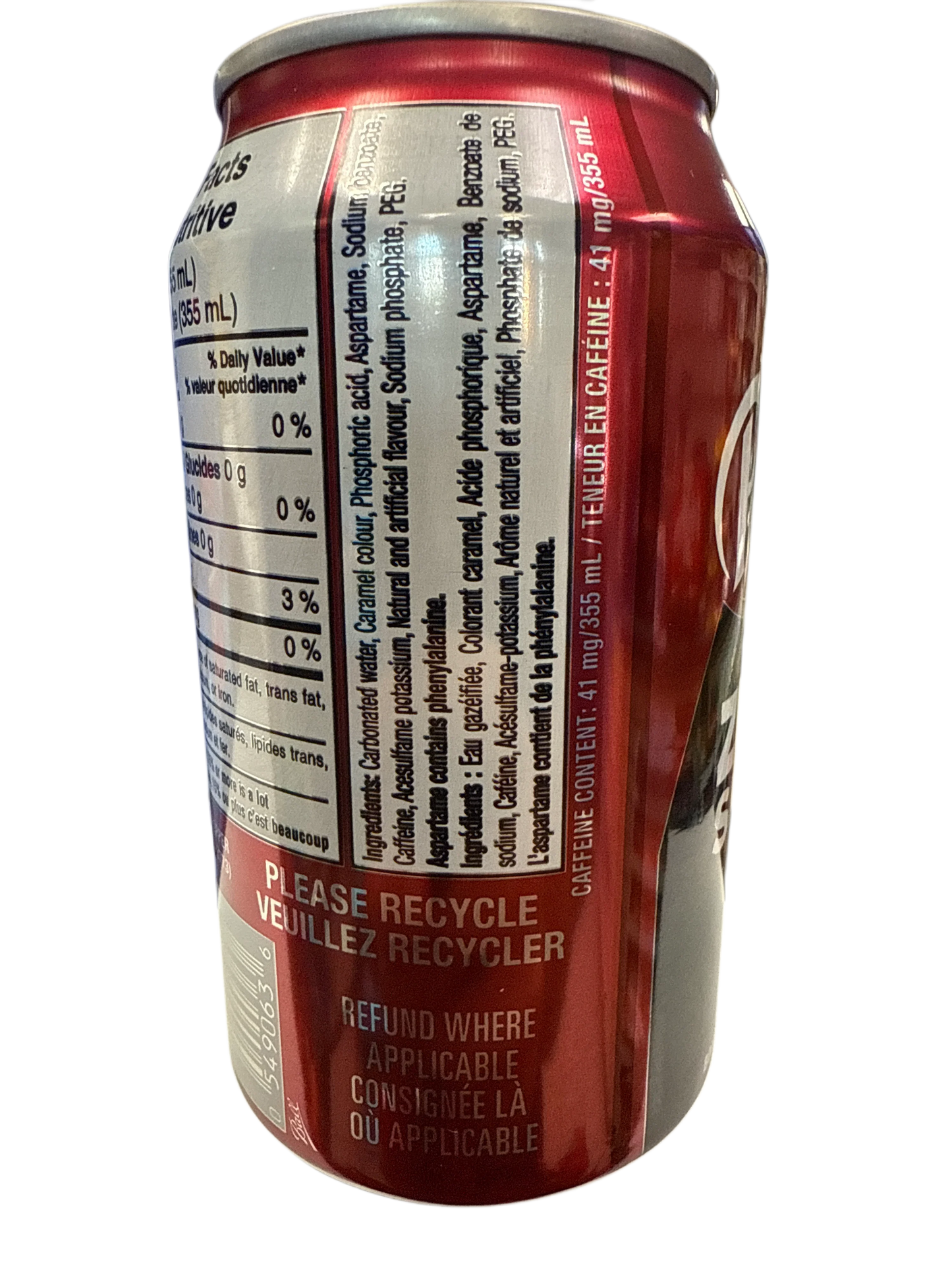 Dr Pepper Zero Sugar Can 355ML – Canadian Edition Rare Zero-Calorie Soda