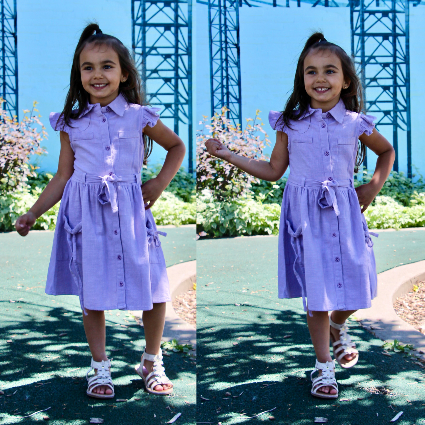 Sunlit Paradise's Cotton Girl Dress-4