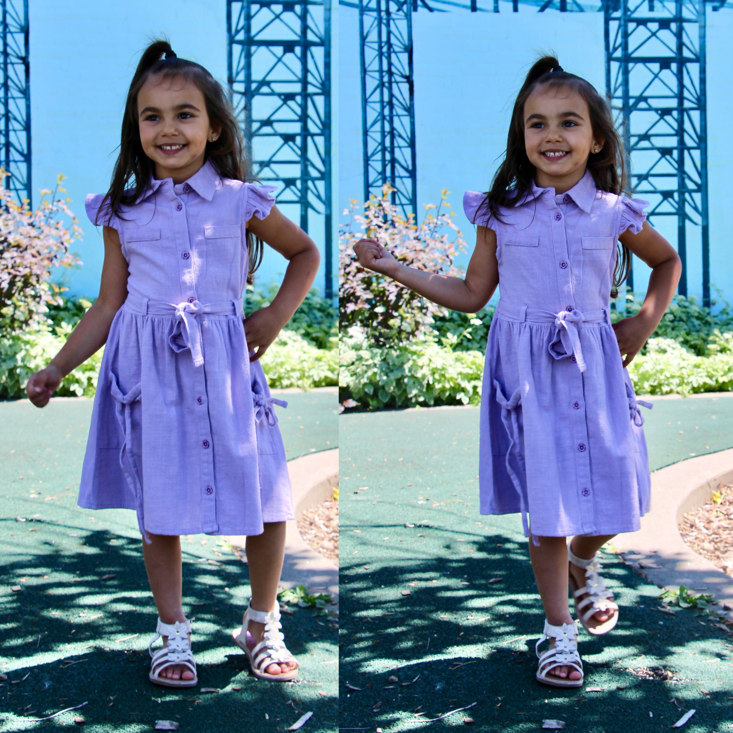 Sunlit Paradise's Cotton Girl Dress-4