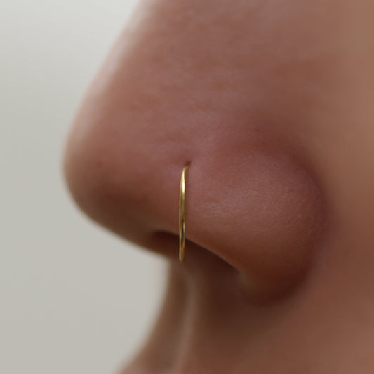 Simple Nose Hoop-1