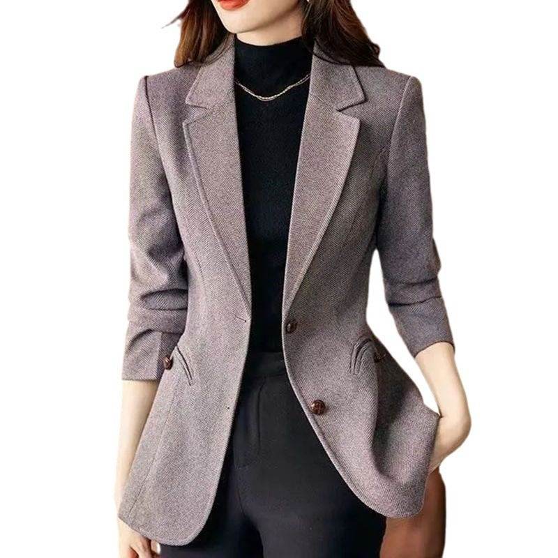 Fashion Personality Woolen Business Formal Blazer jacket Women