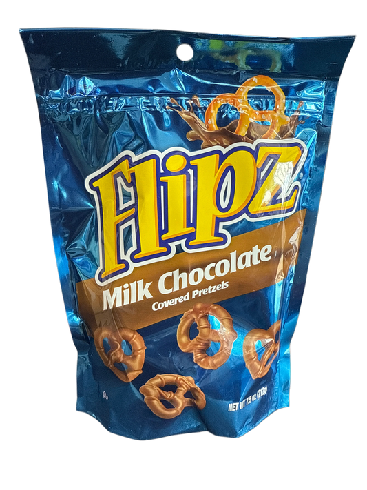 Flipz Milk Chocolate Covered Pretzels 212G - U.S Edition