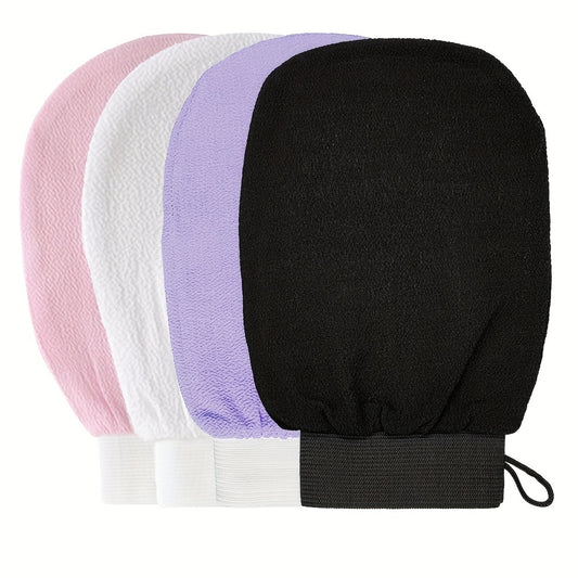 Deep Exfoliating Mitt - 100% Viscose Fiber Body Scrubber for Gentle Skin Exfoliation, Removing Dead Skin Cells and Dirt, Softening Rough Patches, and Revealing Smoother Skin Tone