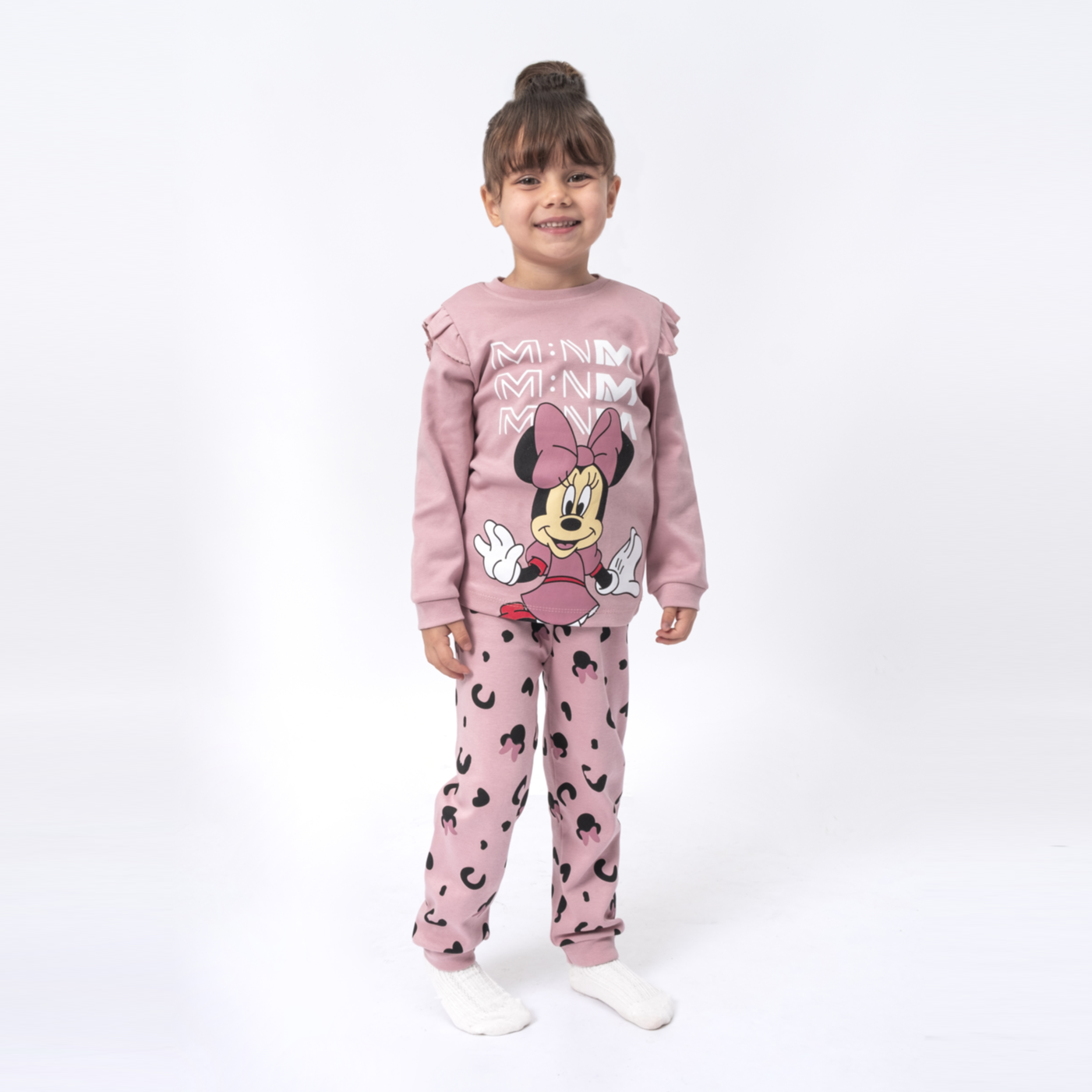 Mini Minnie Girls Cotton Pyjamas-0