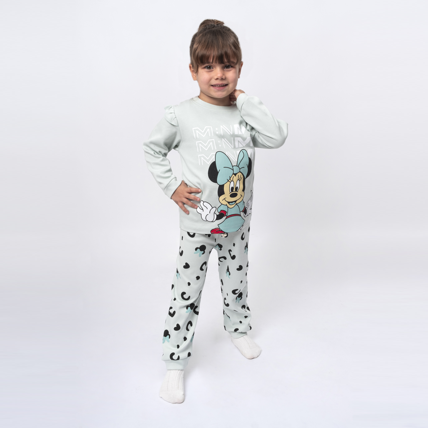 Mini Minnie Girls Cotton Pyjamas-1