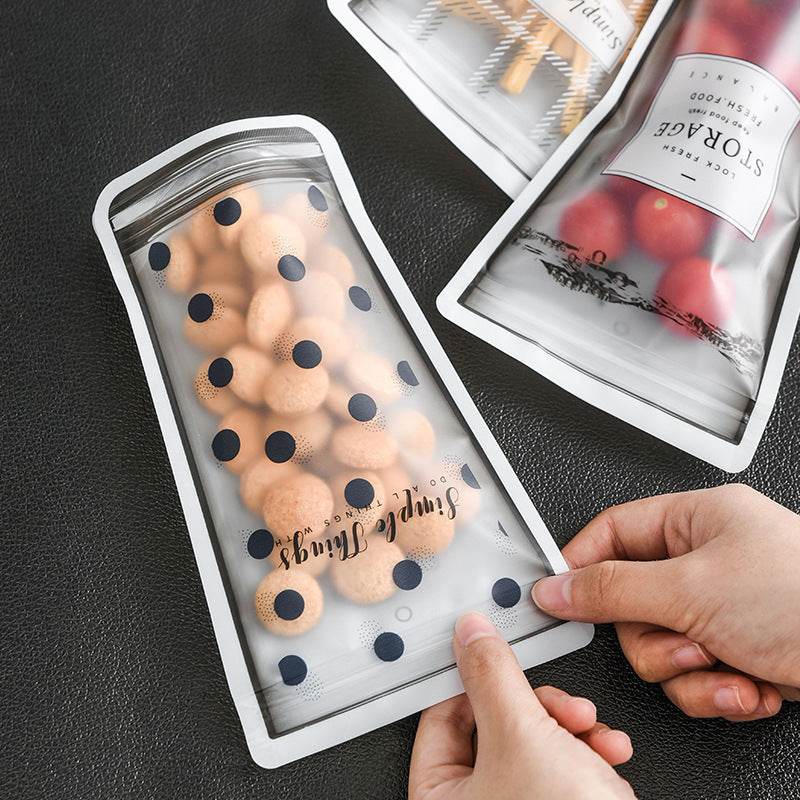 Food Storage Bag Reusable Ziplock Bags Cookie seal Bag