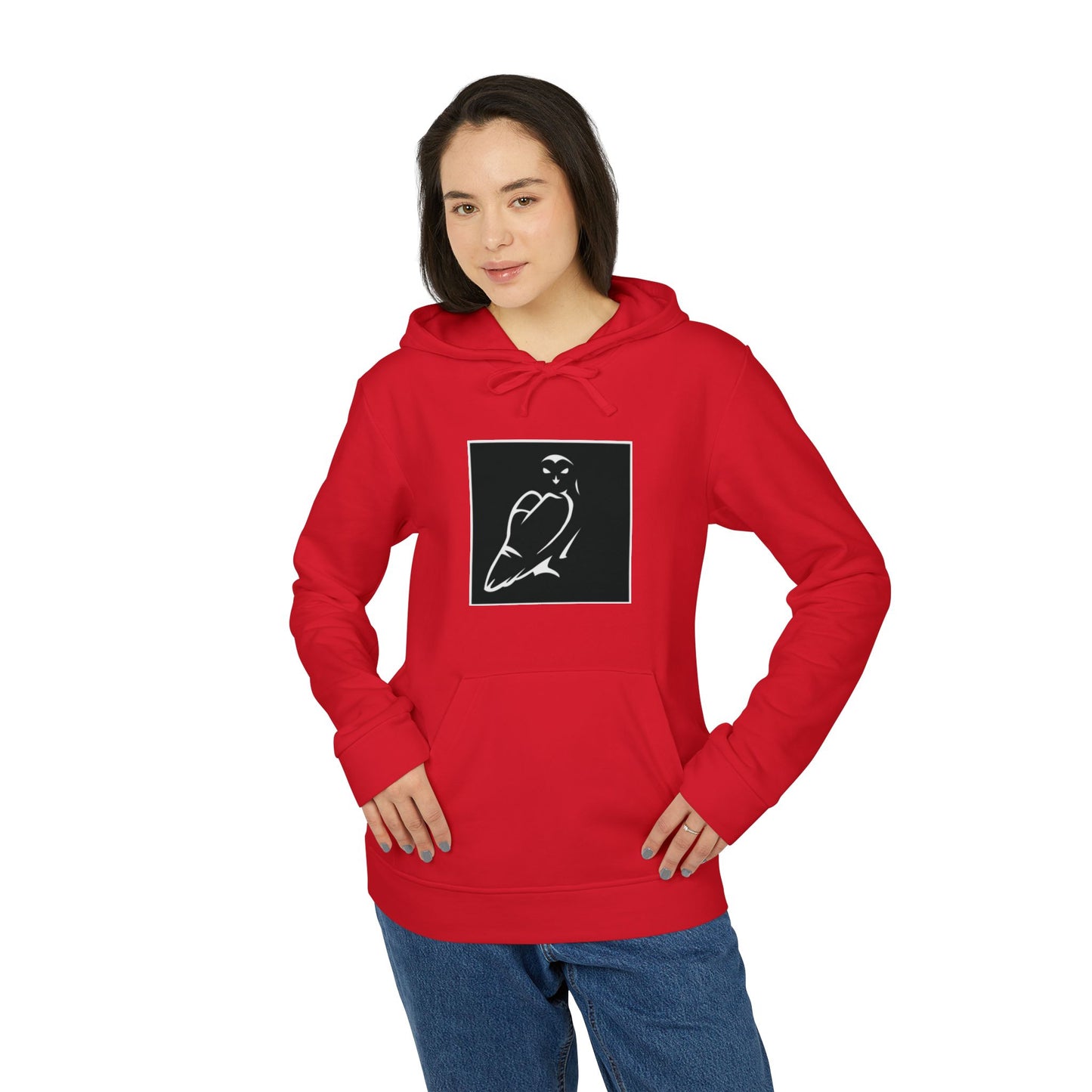 Cozy Adidas Okpik Nest Unisex Fleece Hoodie, Casual Wear, Street Style, Gift for Him/Her, Perfect for Relaxing and Everyday Wear