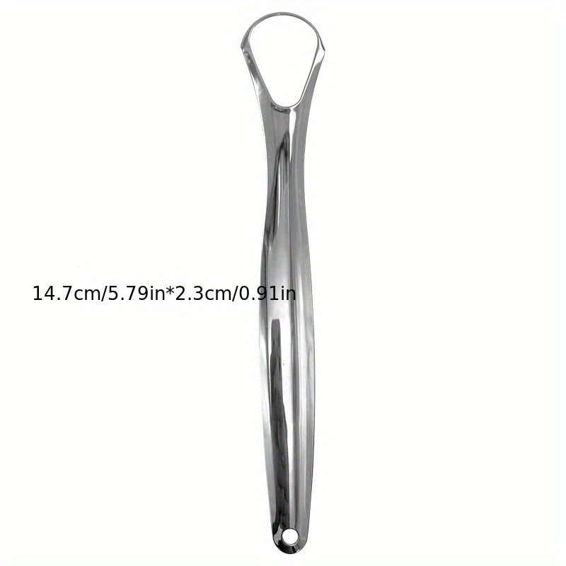Tongue Scraper, Halitosis Reduction, Stainless Steel Tongue Cleaner, Metal Scraper, Tongue Scraper Cleaner For Fresh Breath