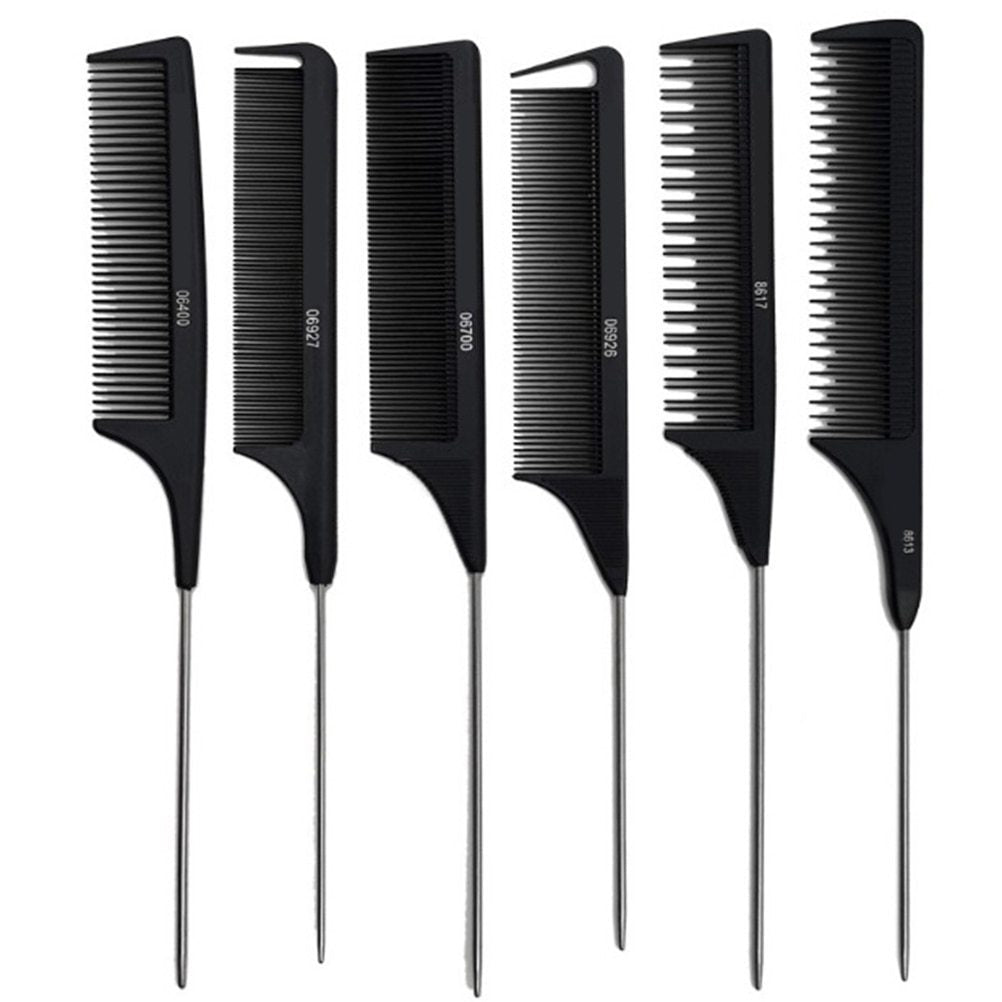Steel needle iron tip tail comb