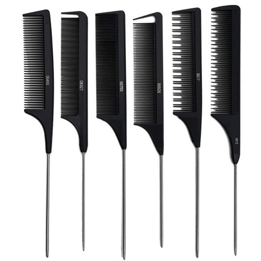 Steel needle iron tip tail comb
