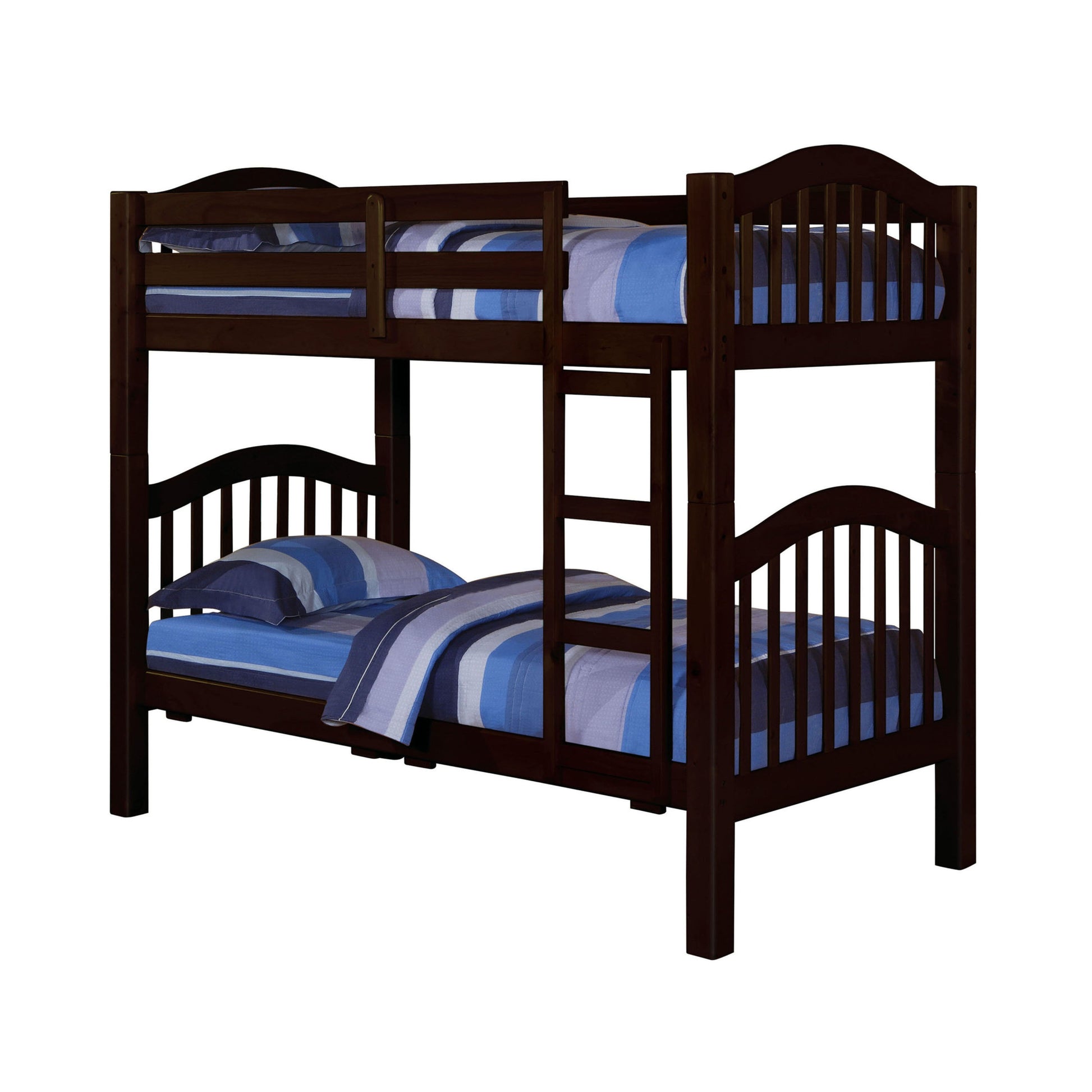 Espresso Twin Over Twin Bunk Bed-1