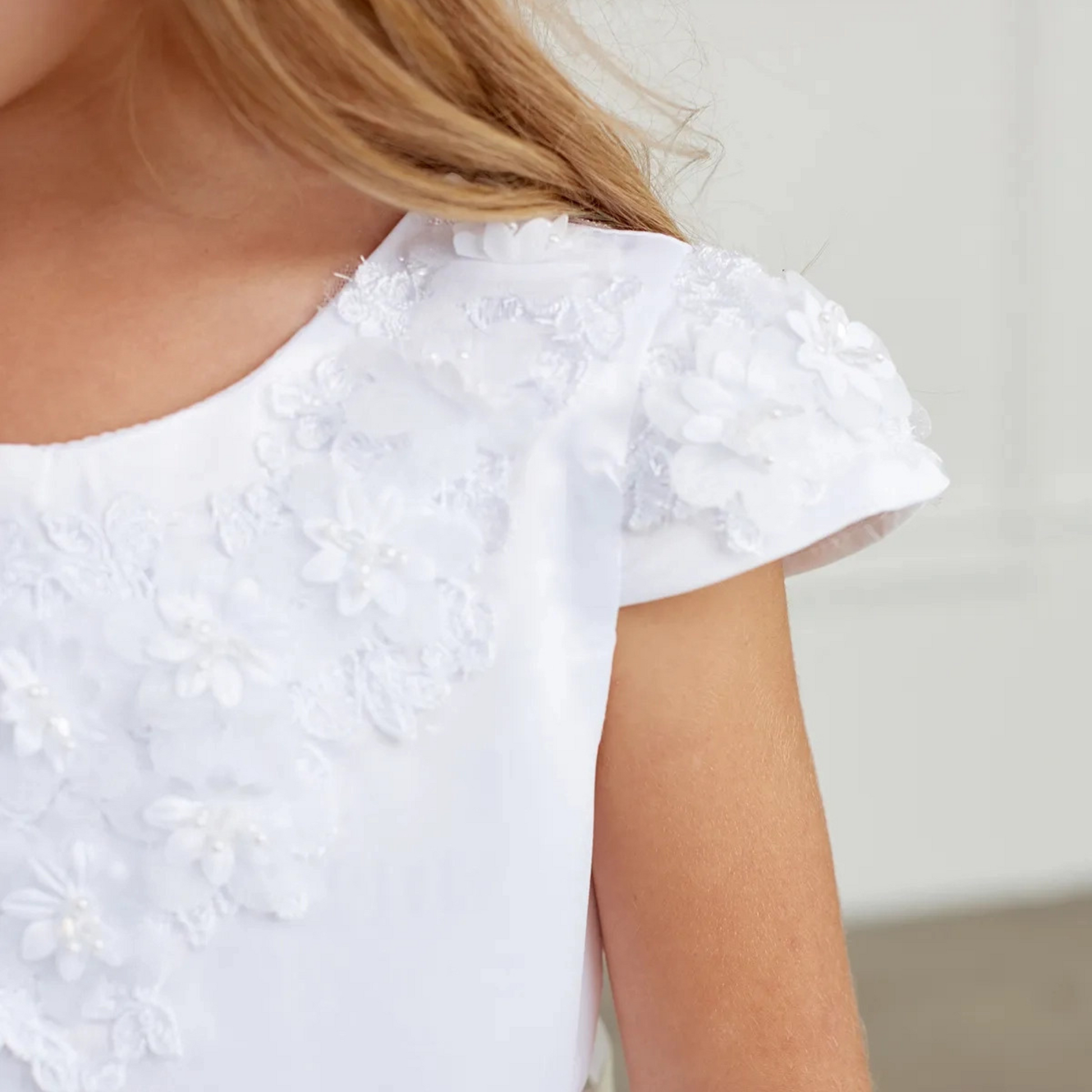 Flower Princess Girls Formal Dress-4