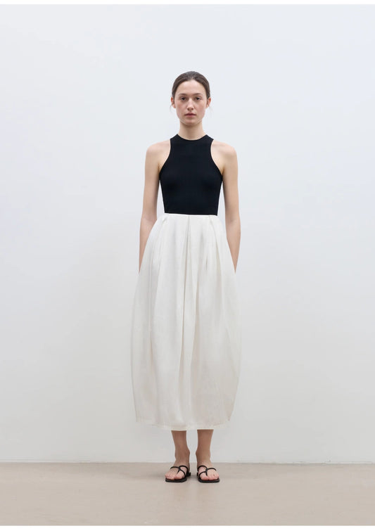 "Peninsula Art" Styling Flower Bud Skirt High Waist Skirt for Women-0