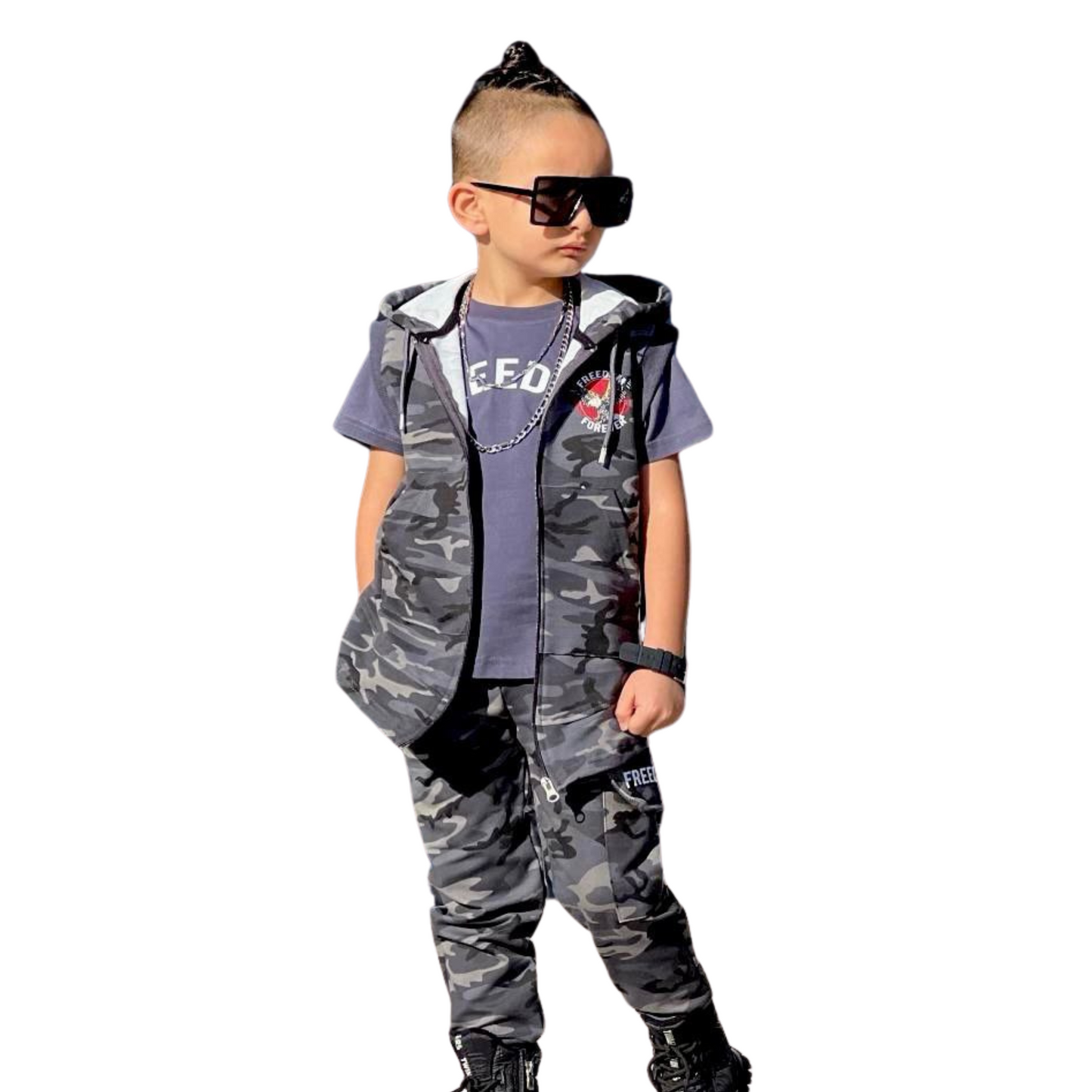 Freedom Army Boys Cotton Set-3