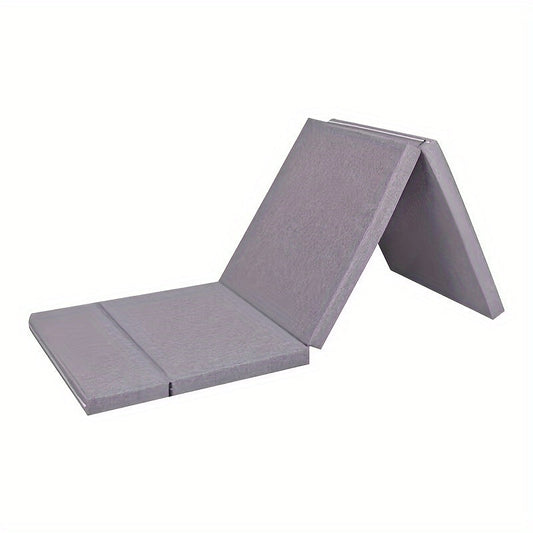 Three-Layer Folding Mattress Topper Lightweight & Portable-0