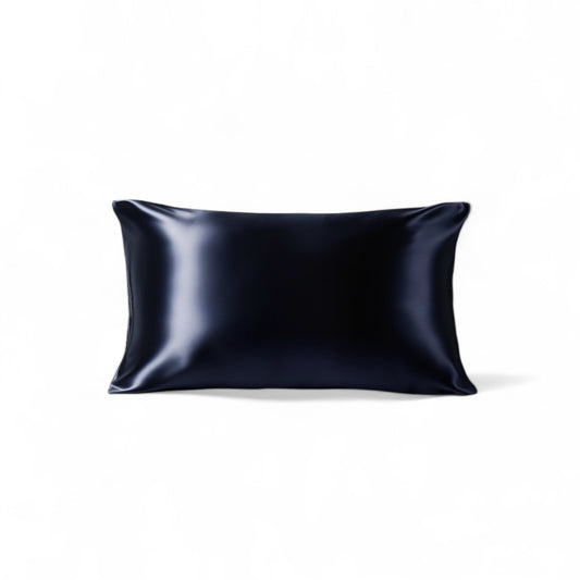 Queen Organic Silk Pillowcase - Black-0