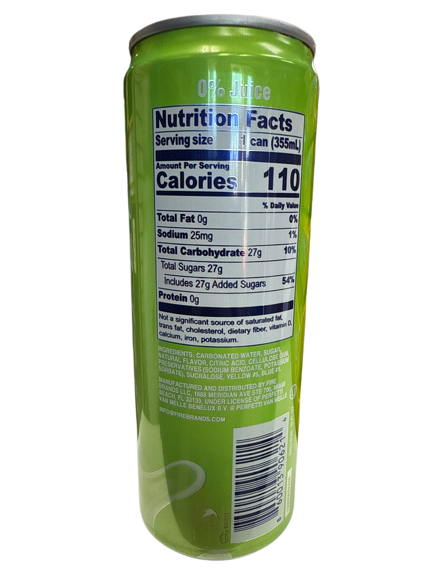 Air Heads Soda Watermelon Flavour 355ML - U.S Edition