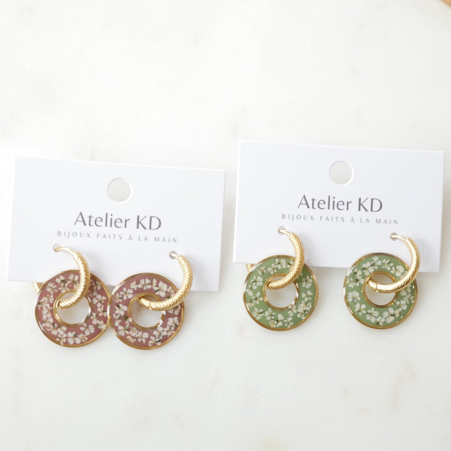 Boucles d'oreilles Dona (moyen 20mm) - Edition spéciale automne 2025