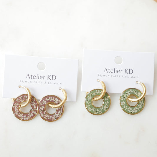 Boucles d'oreilles Dona (moyen 20mm) - Edition spéciale automne 2025