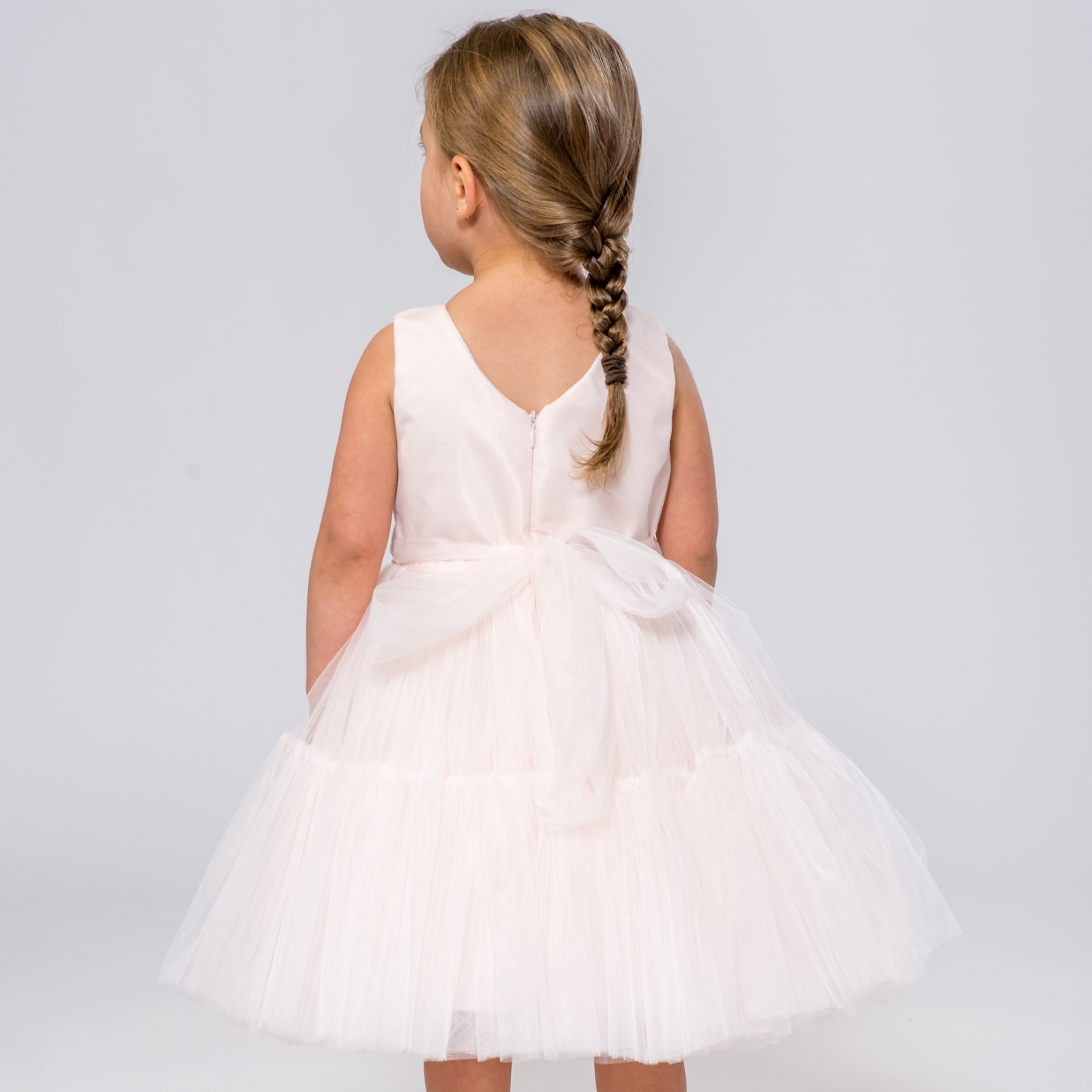 Christine Cross Elegant Girls' Wedding Dress-3