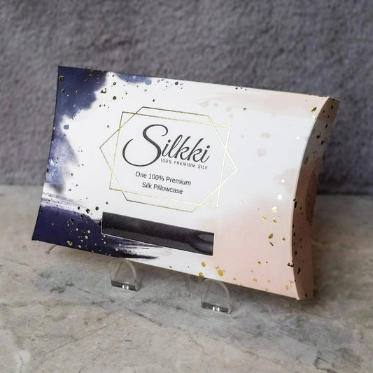 Silk Pillowcase with Envelope Closure - King - Charcoal-0