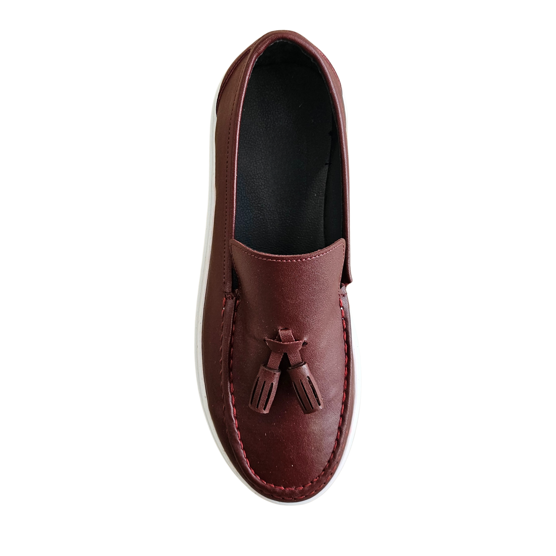 Burgundy Lion's Boys Shoes-1