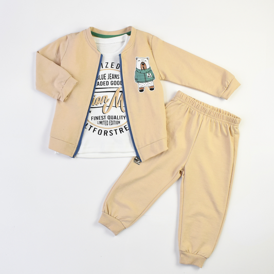 Big Bear Cotton Joggers Set-1