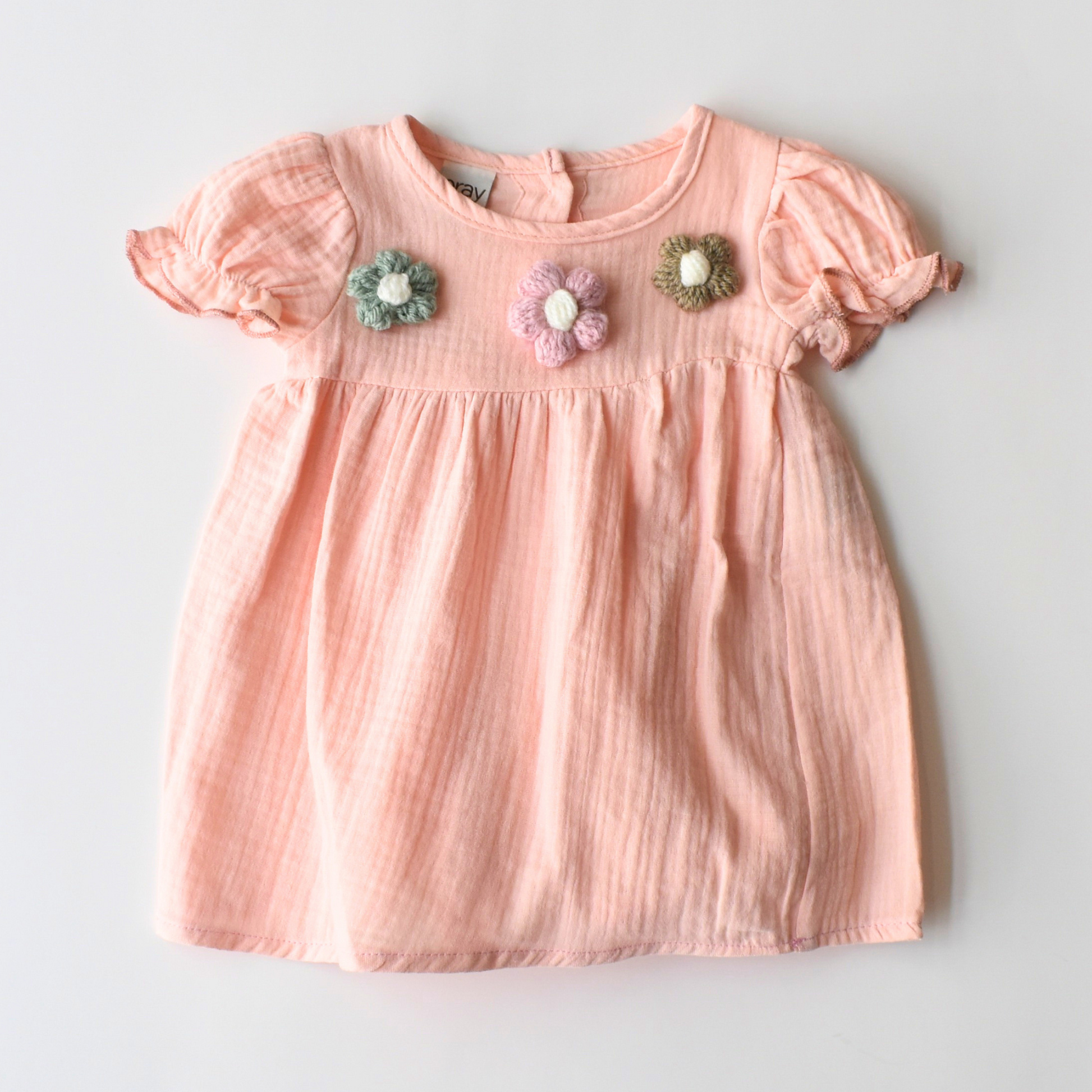 Summer Bloom Girls Cotton Dress-2
