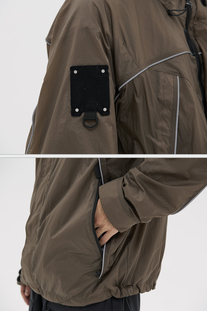 Stone Unisex Water Repellent Outdoor Jacket