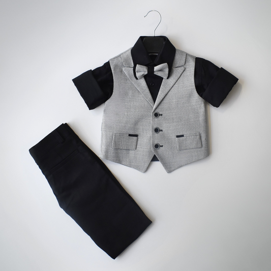 Midnight Miles Formal Vest Set-0