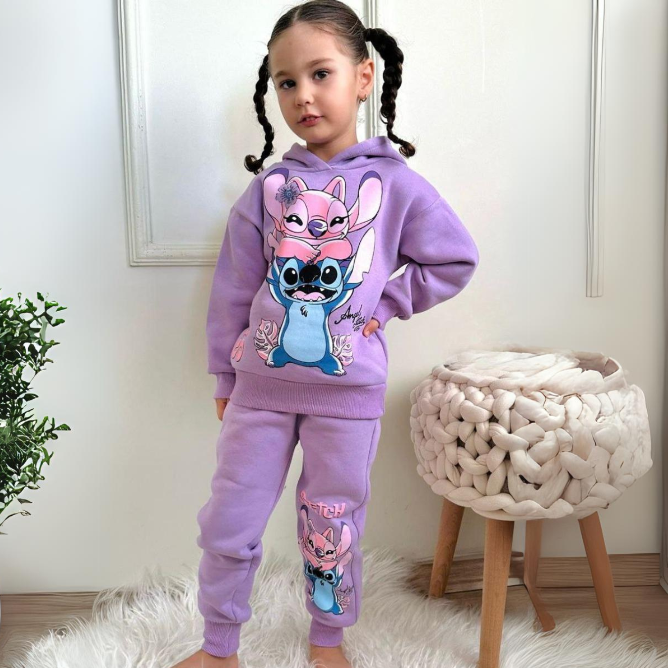 Cozy Adventure Joggers Set for Active Kids-1