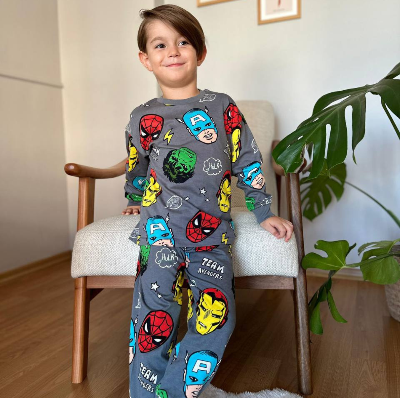 Boy Hero Pyjama Set-1