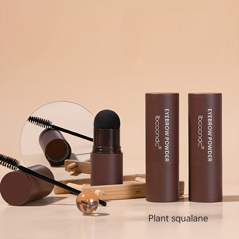 Eyebrow Shaping Kits, Eyebrow Powder Stick + Eyebrow Stencil + Eyebrow Brush, Long Lasting Eyebrow Enhancers Styling Sets