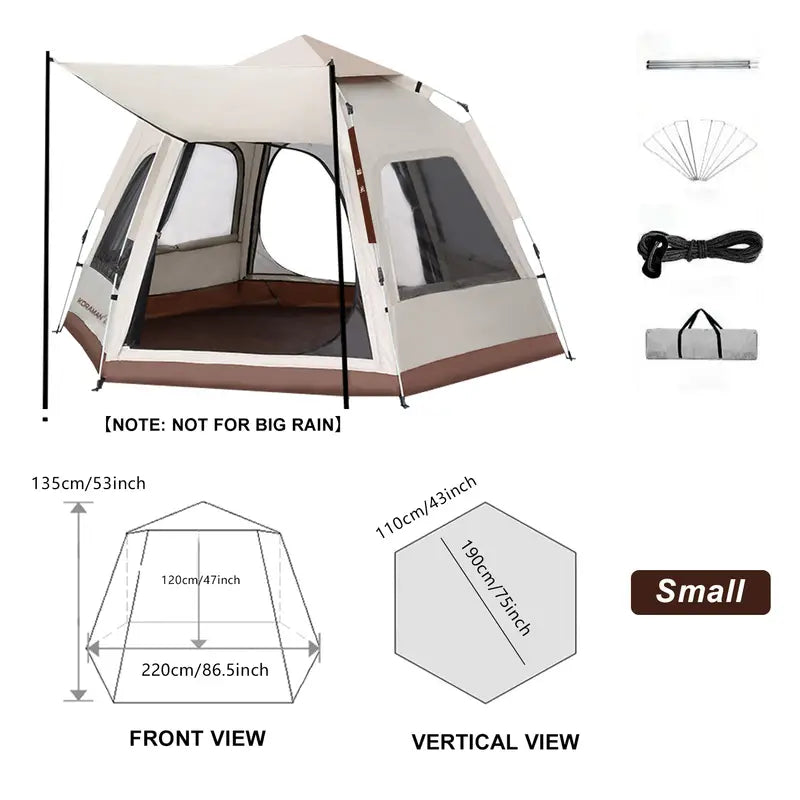 Unleash Your Outdoor Spirit with our Portable Waterproof Tent-5